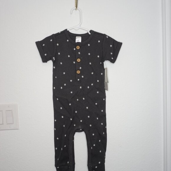 Modern Moments by Gerber Baby Star Romper - Picture 4 of 12